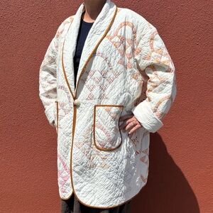 Quilted Oversized Jacket with Pockets